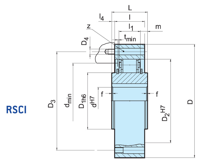 RSCI 180-300單向逆止器結(jié)構(gòu)圖